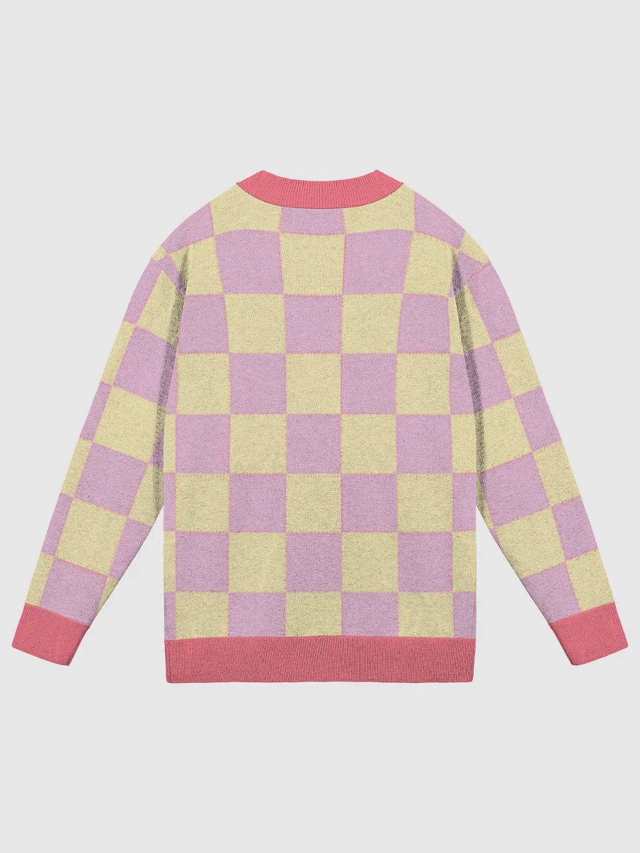 Pastel Checkered Cardigan product image (2)