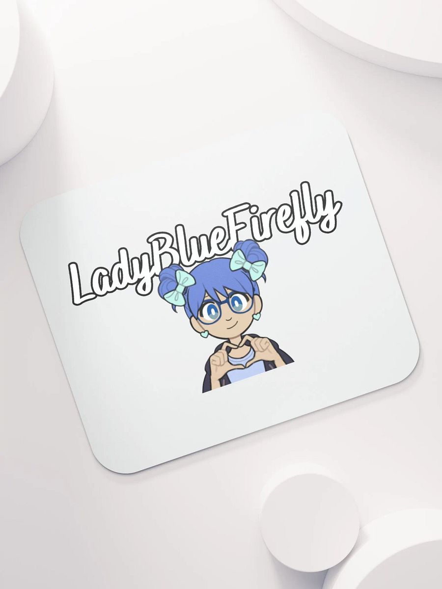 LadyBlueFirefly PNG Hand Heart Mouse Pad product image (7)
