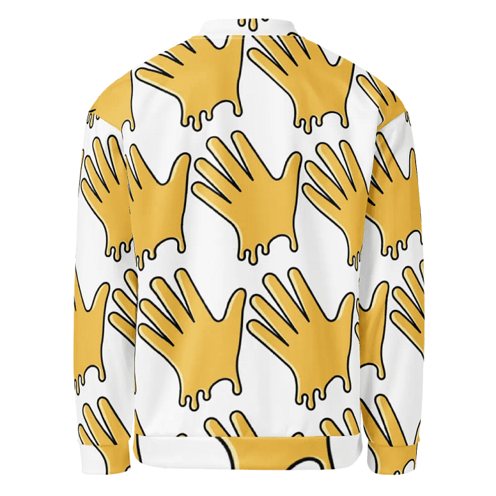 Dripping Handprints All-Over Bomber Jacket product image (2)