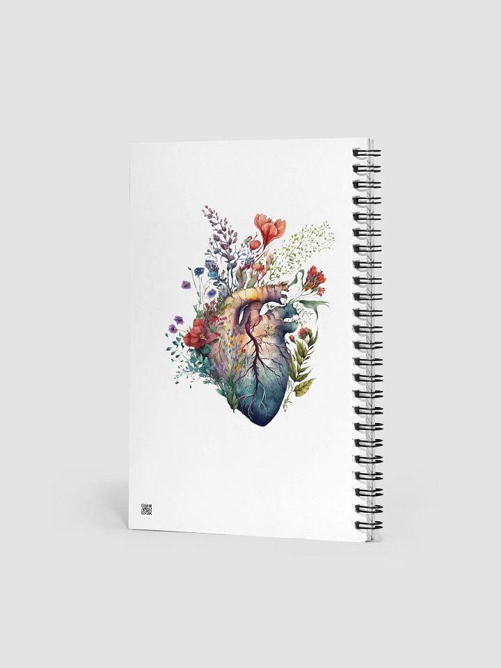 Wildflower Heart Spiral Notebook – Thoughtful Gift for Heart Heroes product image (2)