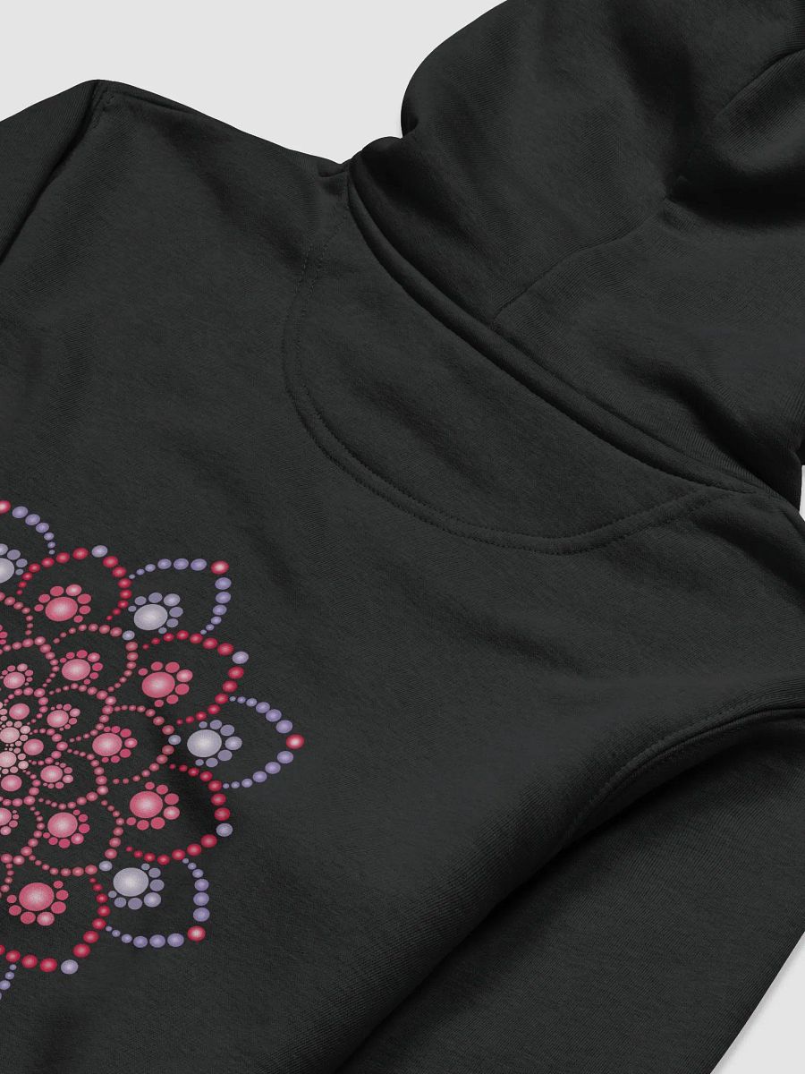 Purple and Pink Dot Mandala Unisex Eco Hoodie product image (4)
