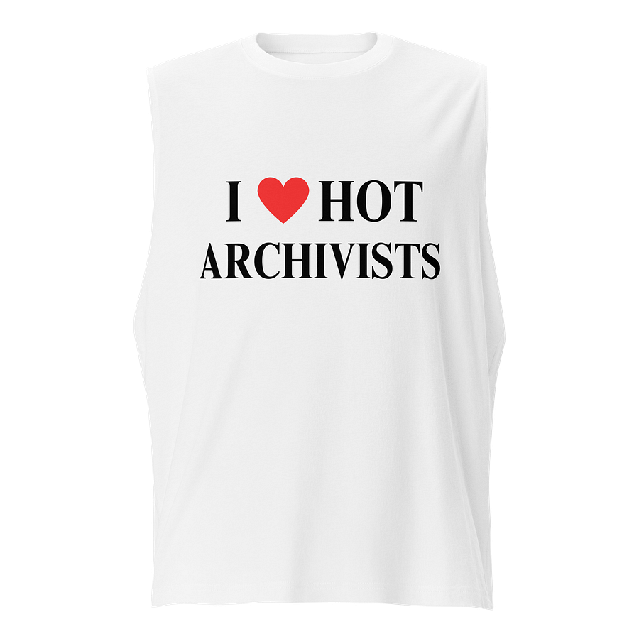 I HEART HOT ARCHIVISTS UNISEX TANK product image (2)