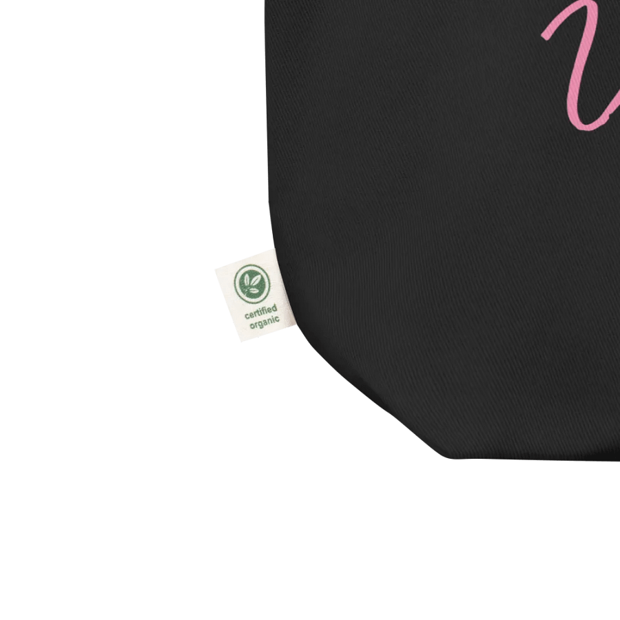 Black Tote (orange & pink logo) product image (3)