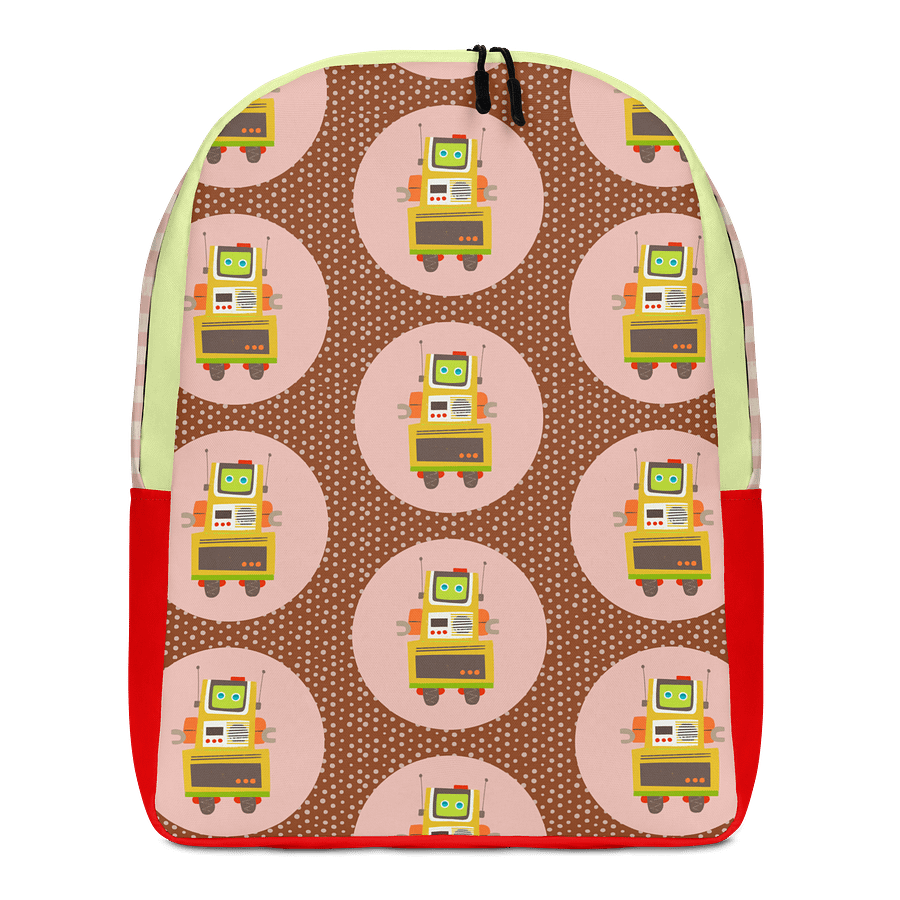 Bungalow the Atomic Robot - Backpack Yellow and Pink Stripes product image (4)