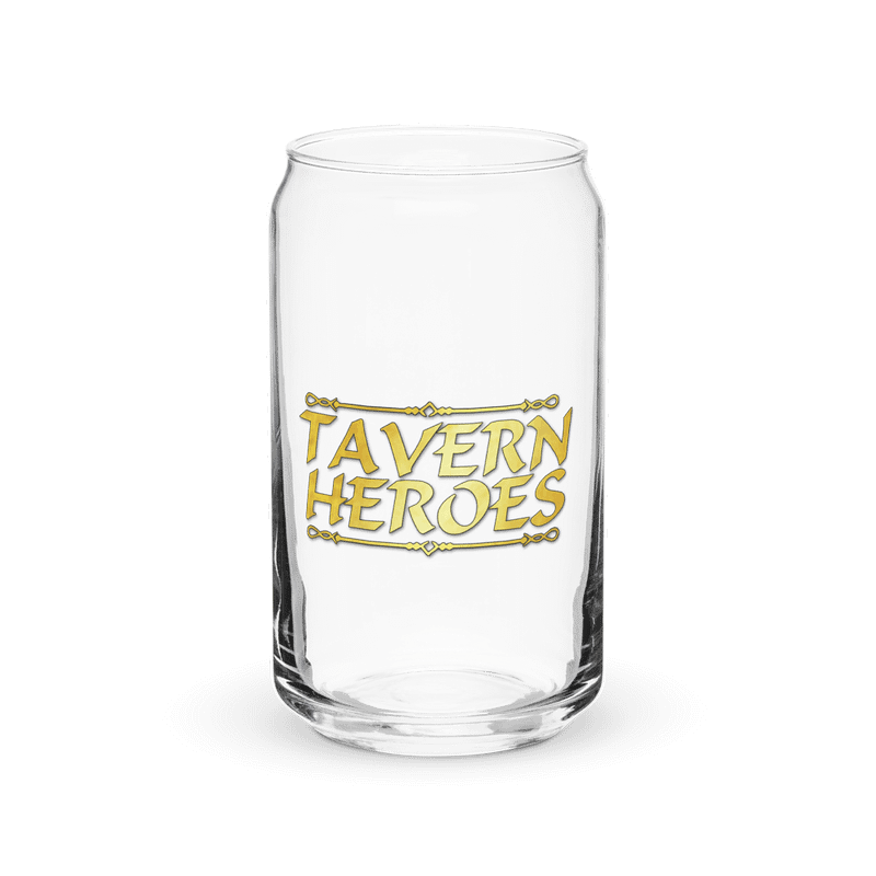 Tavern Heroes Can-Shaped Glass