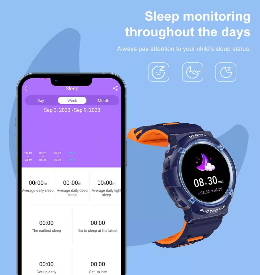 Smart Watch For Children 1.2 Inch Waterproof Fitness Watches For Boys Girls product image (4)
