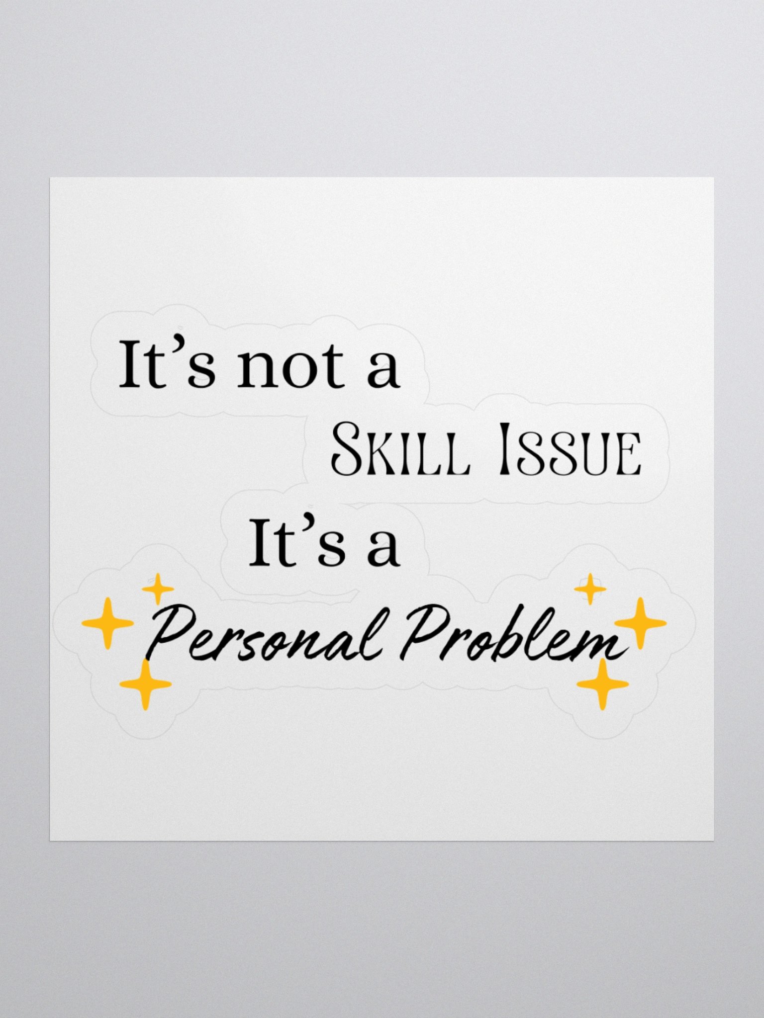 Personal Problem Sticker product image (3)