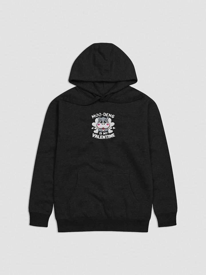 Cute Valentine's Hippo Premium Hoodie product image (1)