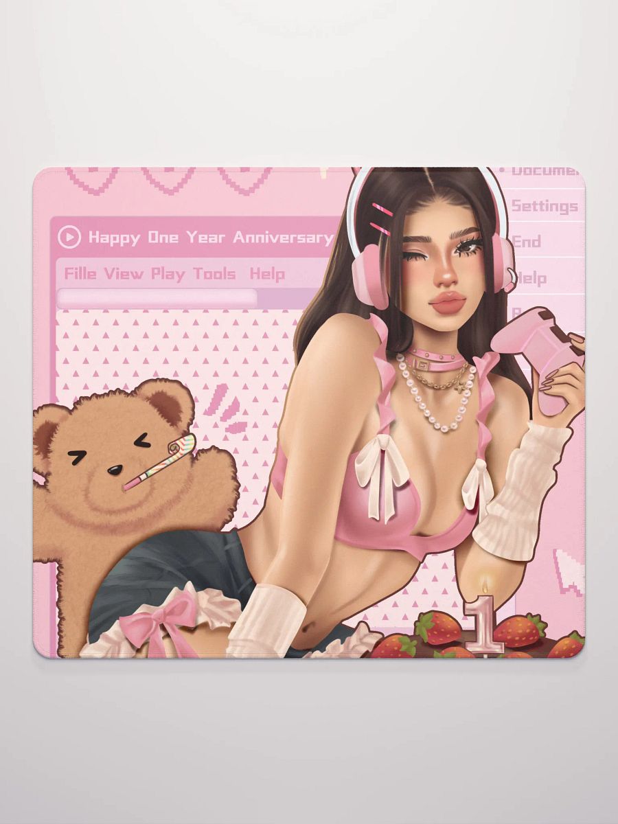 One year anniversary Gaming mouse pad <3 product image (3)