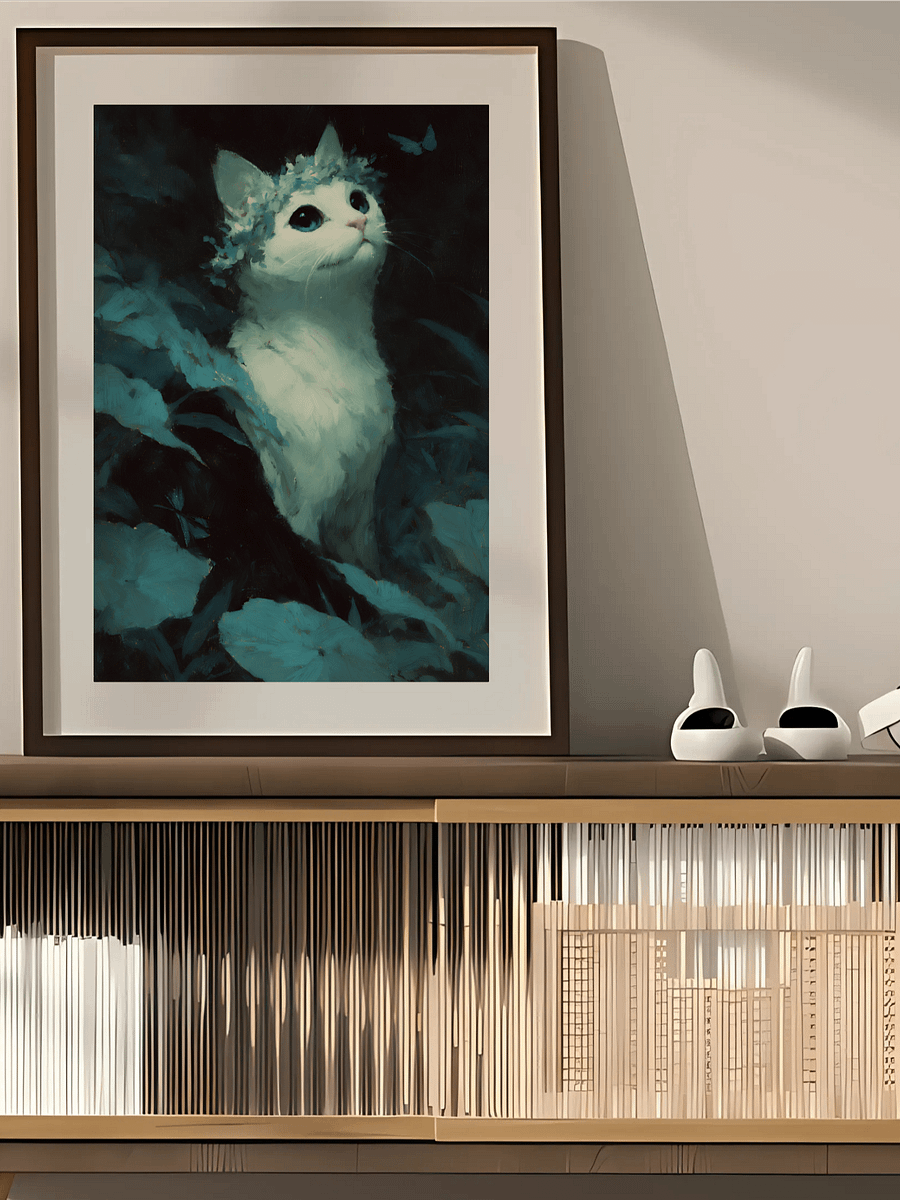 Moonlit Whisper - Enigmatic Forest Art product image (2)