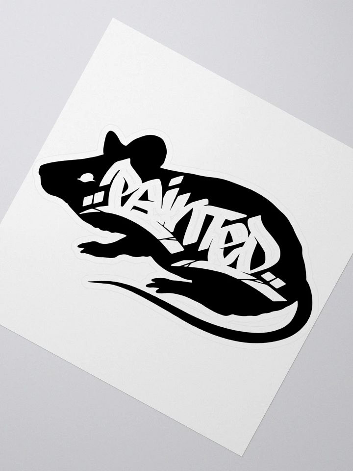 Black Rat Sticker product image (2)
