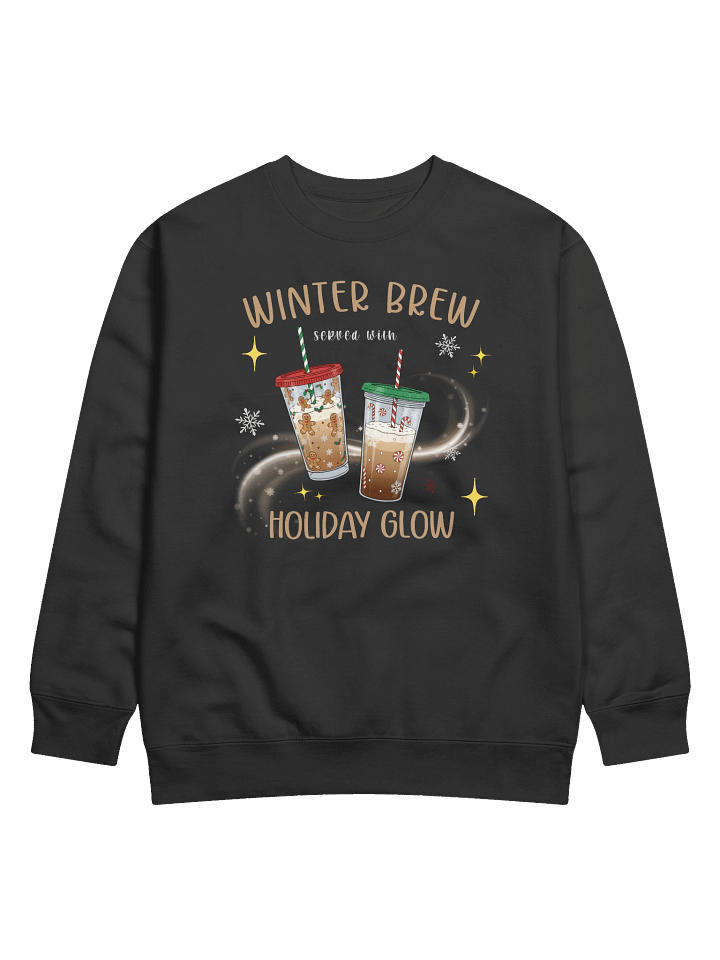 Winter Brew with Holiday Glow To Go – Festive Holiday Coffee Cup Design | Cozy Christmas Aesthetic Art product image (1)