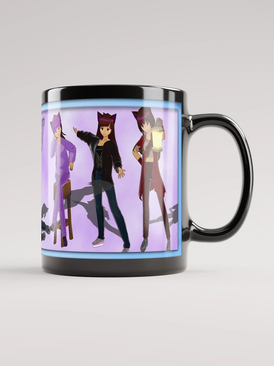Cat Girls Black Glossy Mug by Mugz product image (6)
