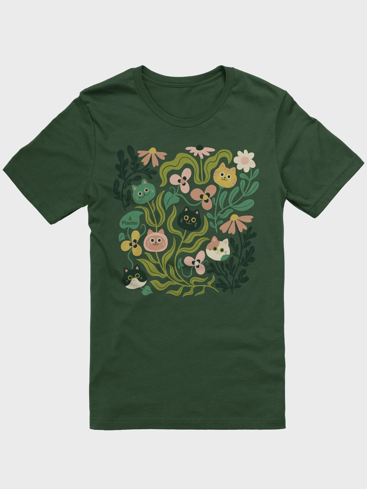 Cats n' Plants (Green) product image (1)