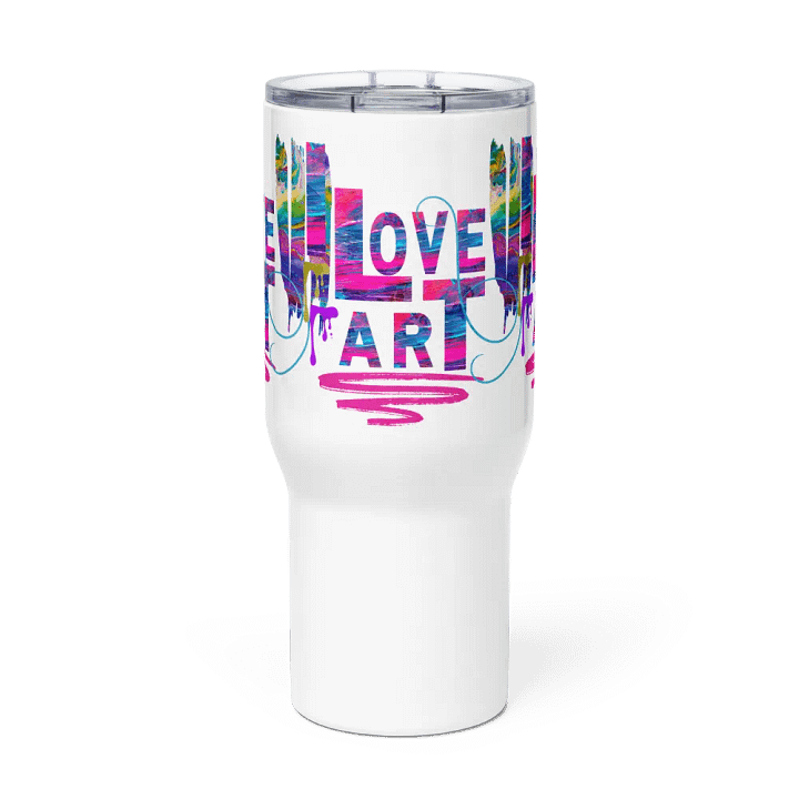 Love Art Travel Mug for art students moms daughters friends art teachers product image (2)