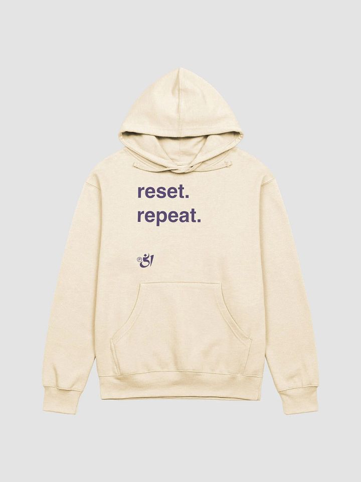reset. repeat. hoodie product image (1)