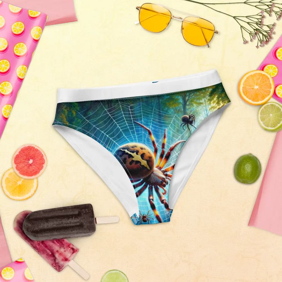 Arachnid Dreams High-Waisted Bikini Bottoms product image (10)