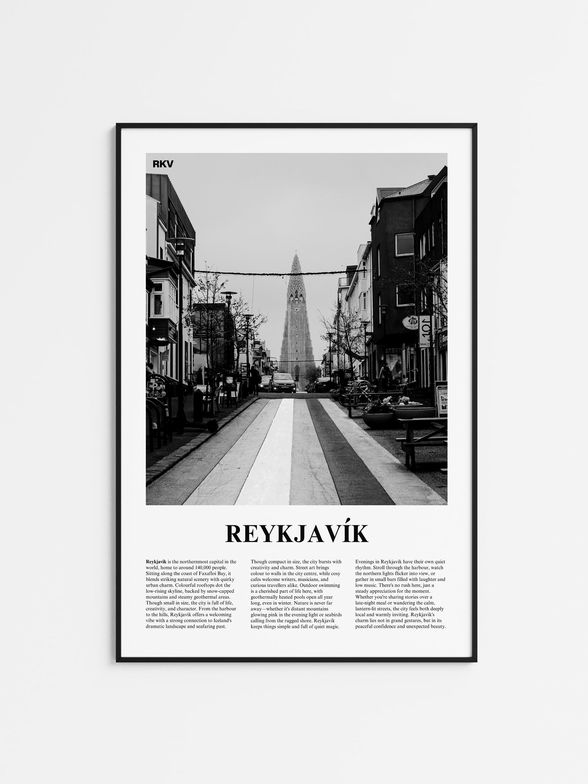 Reykjavik 03 Newspaper Poster product image (1)