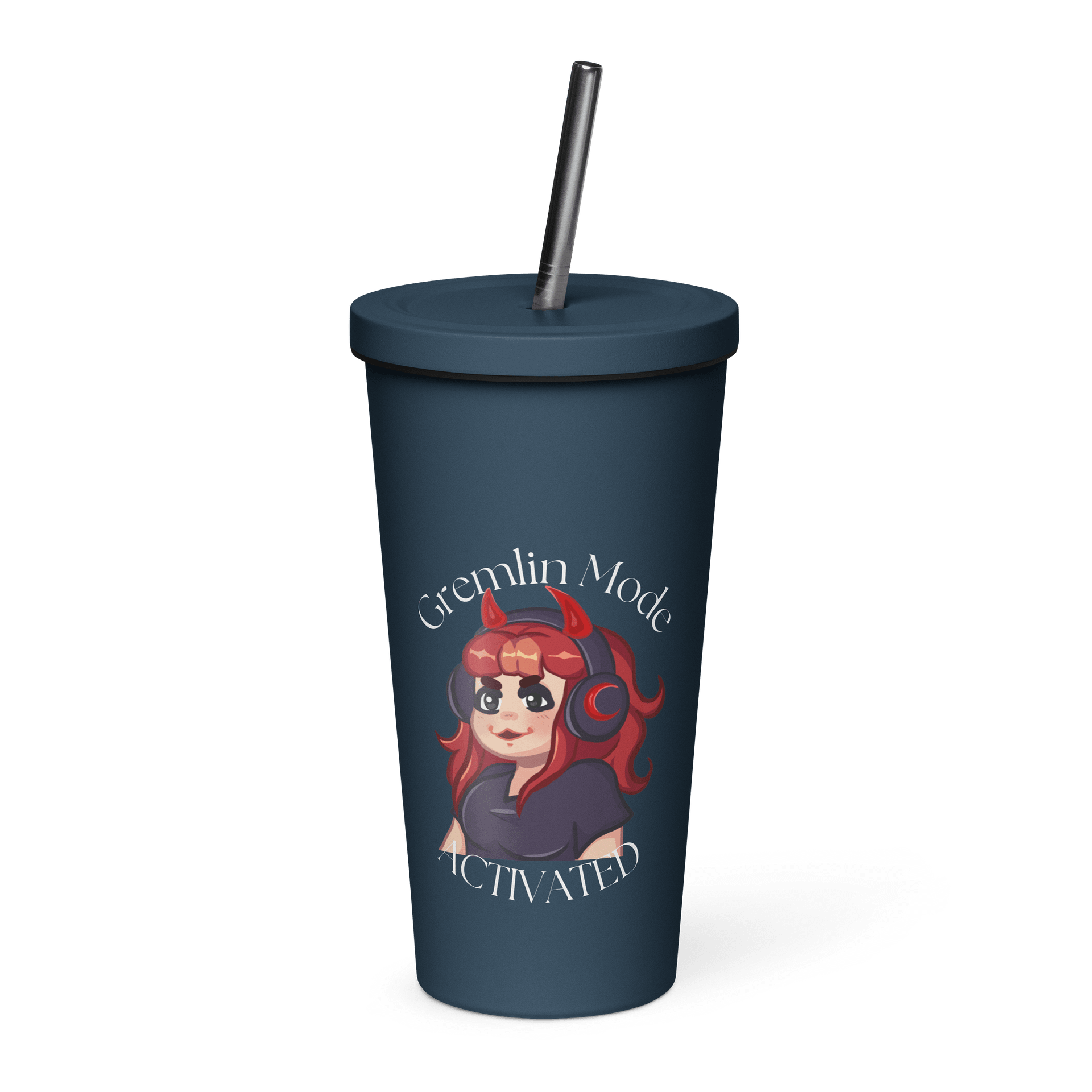Gremlin Mode (white) Insulated Tumbler product image (2)