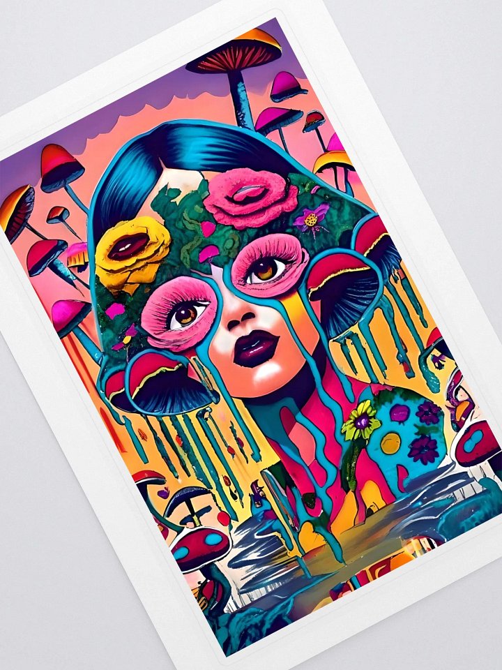 Trippy Lady Sticker product image (1)