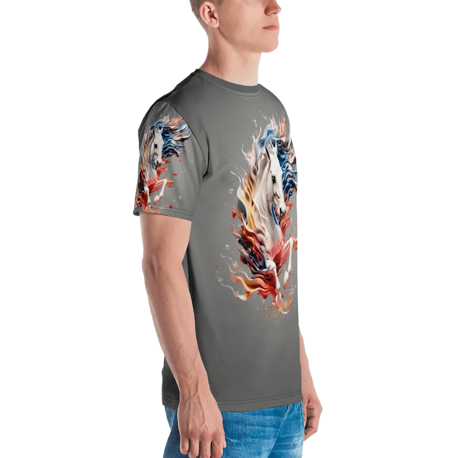 White Horse Running T shirt product image (3)