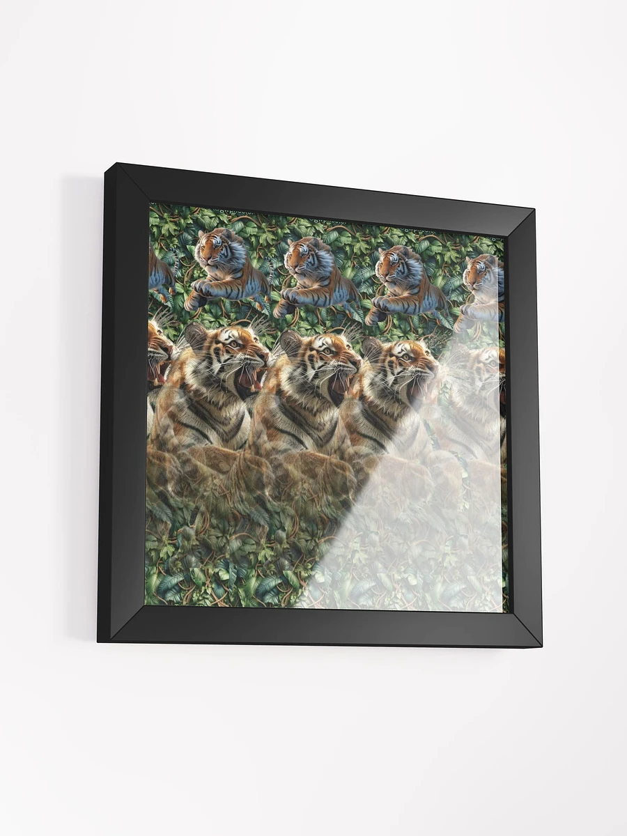 Leaping Tiger - Framed 3D Stereogram Poster product image (12)