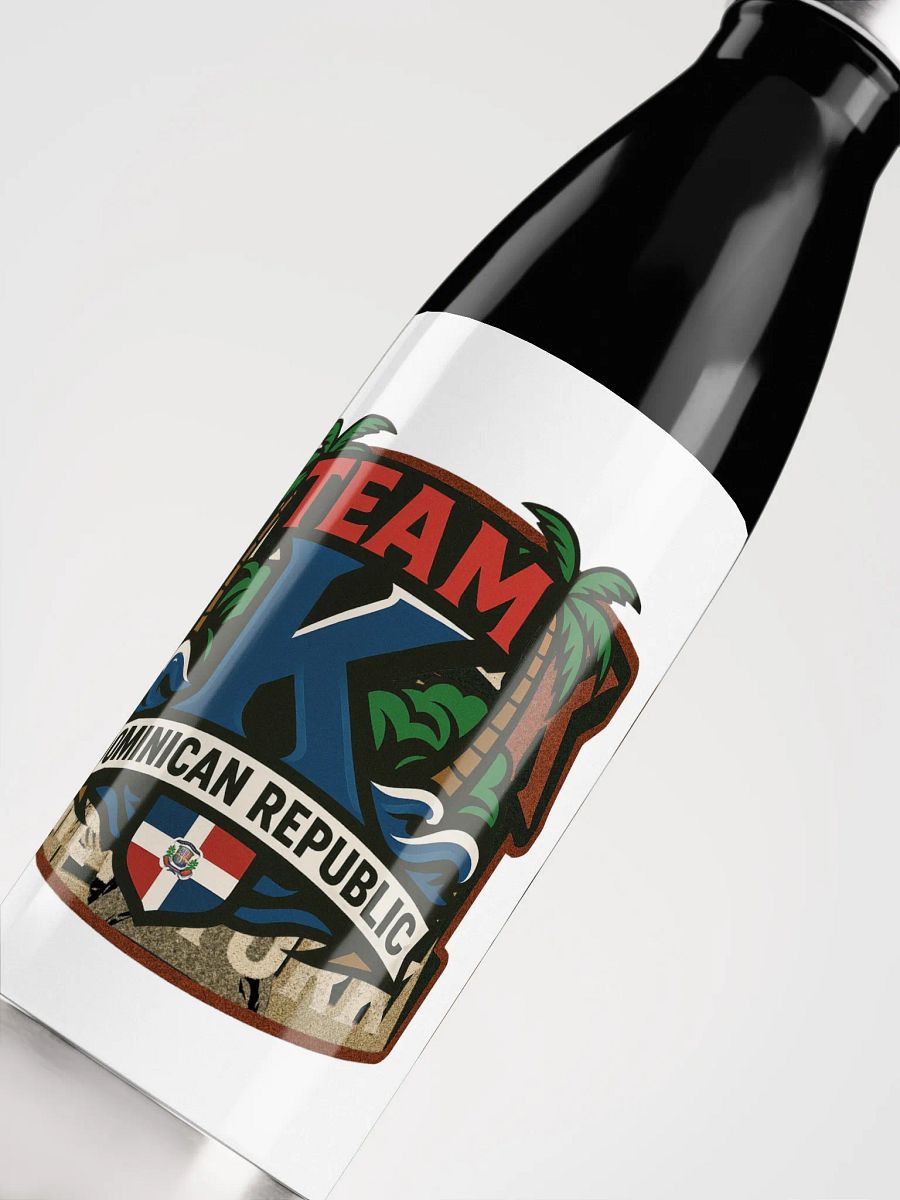 TEAM K Dominican Republic Stainless Steel Water Bottle product image (9)