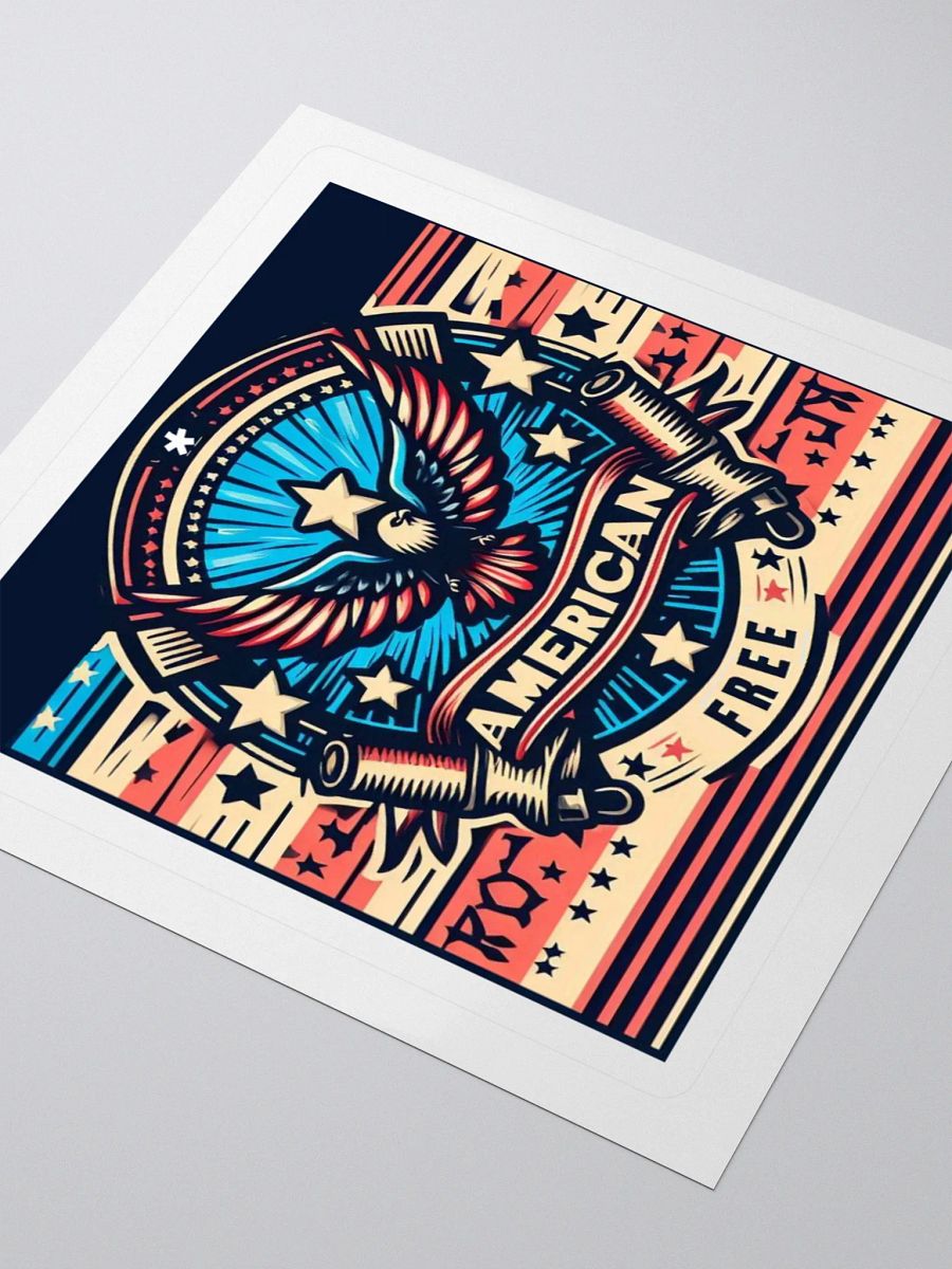 American Pride Eagle Kiss Cut Stickers product image (9)
