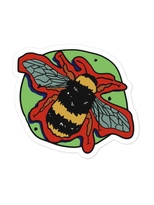 Vaporbee die cut magnets product image (2)