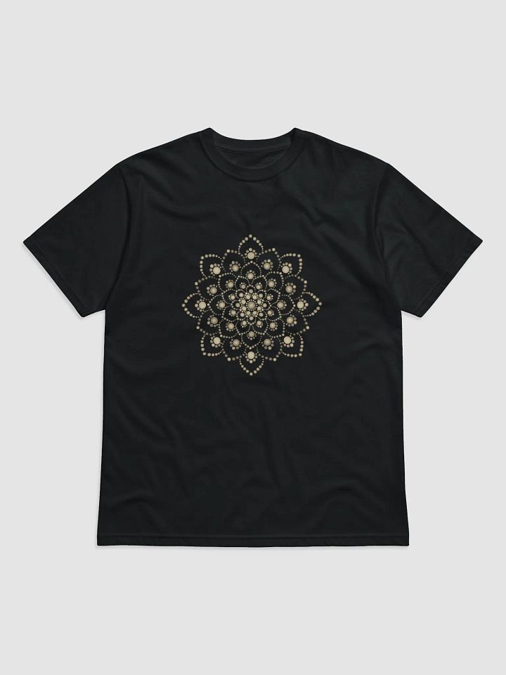 Golden-Brown Mandala Unisex Organic T-Shirt product image (1)