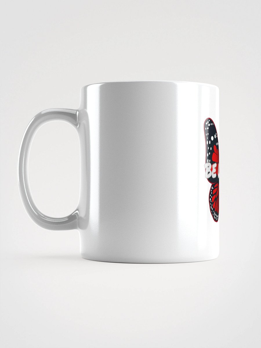 Be Lovely Butterfly White Glossy Mug product image (18)