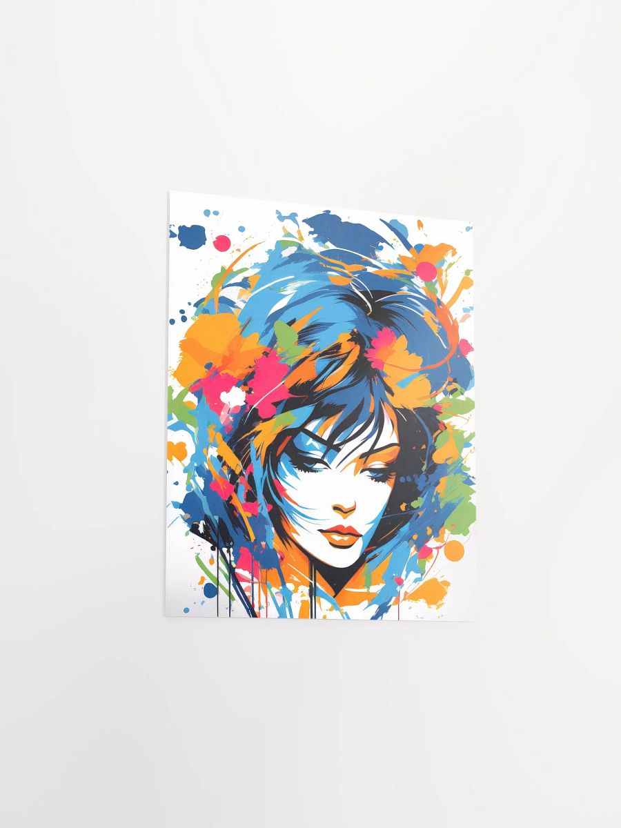 Abstract Woman v12 - Vintage Style Poster - Girly - Small and Standard Sizes - 8x10-11x14-12x16-16x20 Inches product image (9)