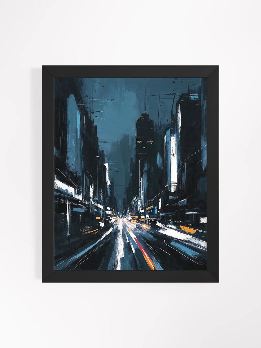 Abstract Cityscape Framed Print product image (5)