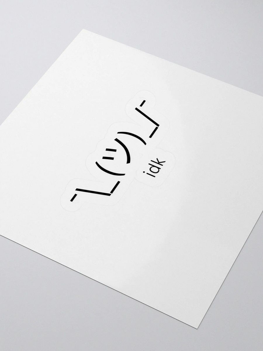 Shrug Sticker product image (10)