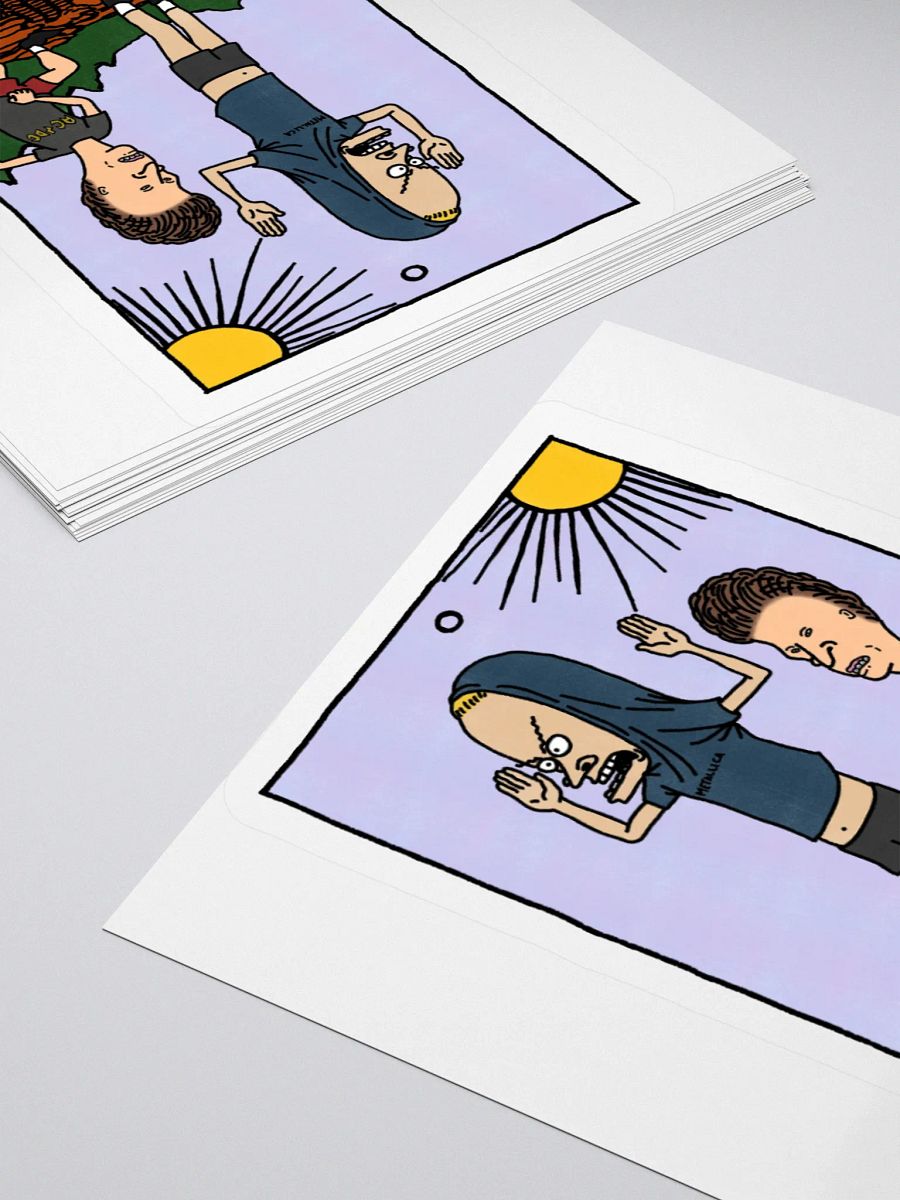 Cornholio Beavis and Butthead Fool Tarot Card Sticker product image (4)