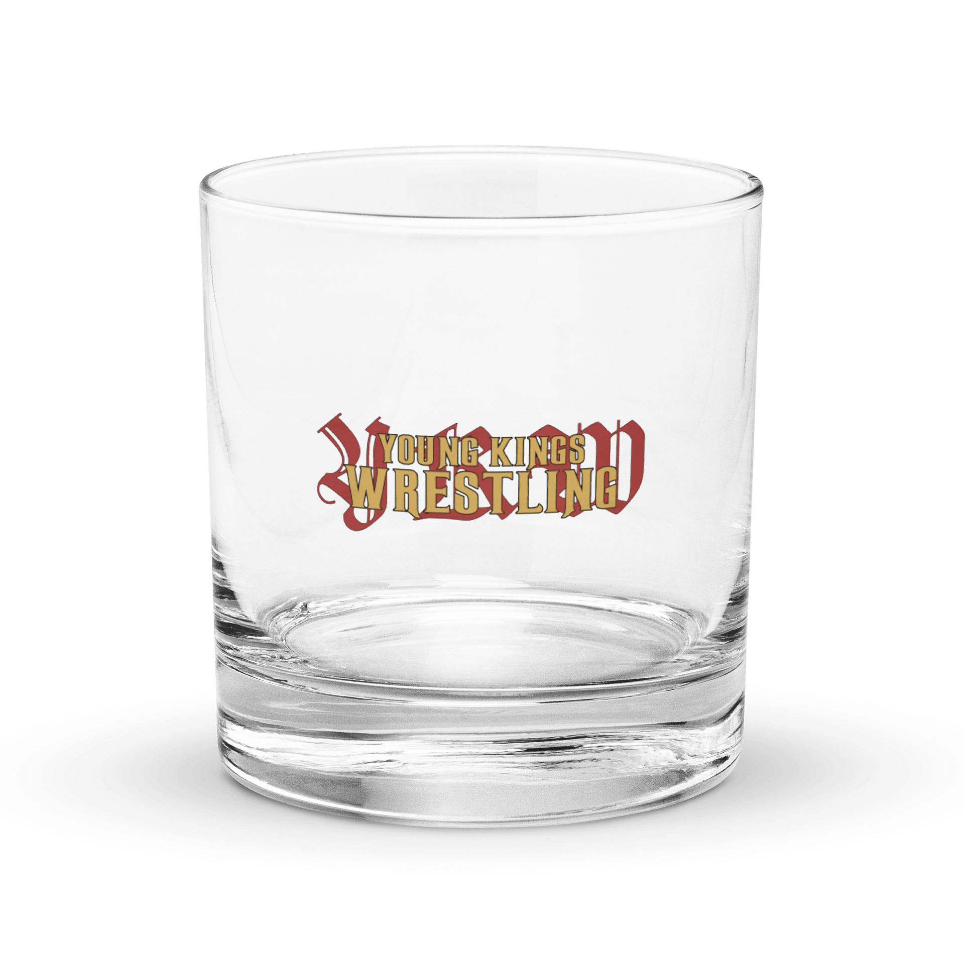 Young Kings Wrestling Rocks Glass product image (1)