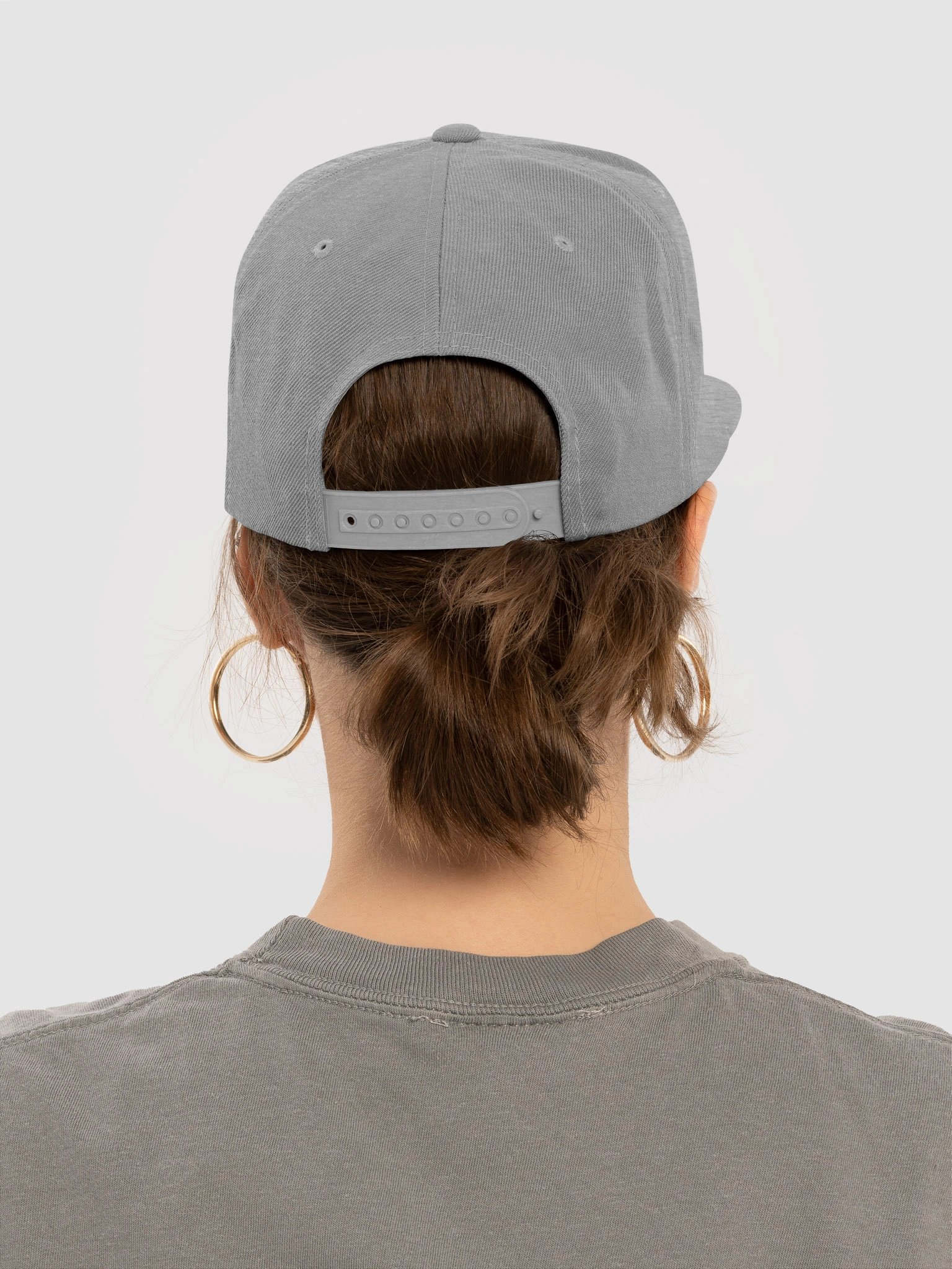 Cast Snapback — in Heather Grey + Charcoal product image (7)
