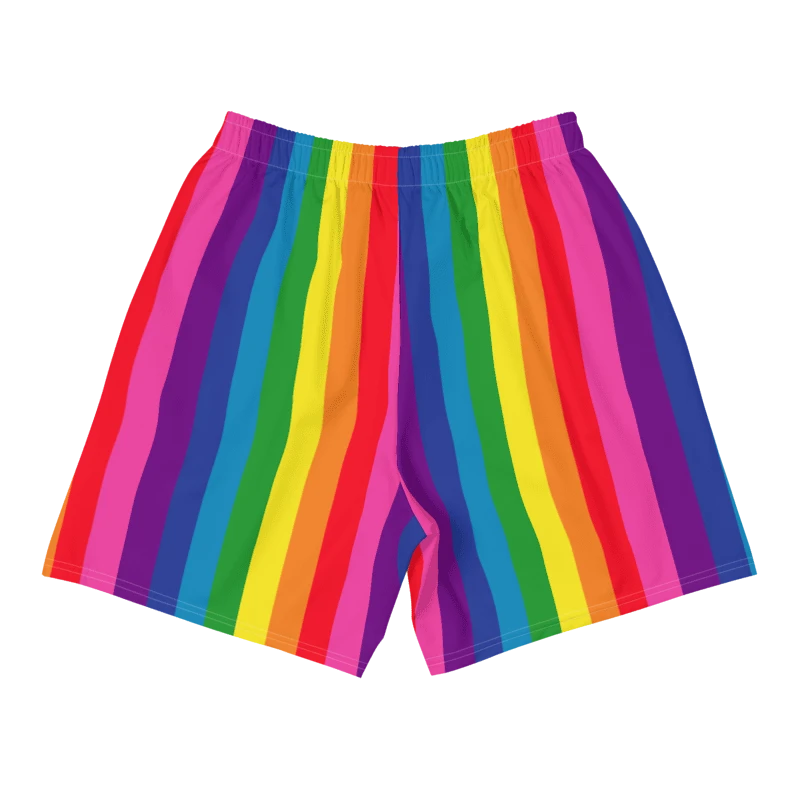1978 Rainbow Pride Flag = 8-Color - All-Over Print Shorts product image (4)
