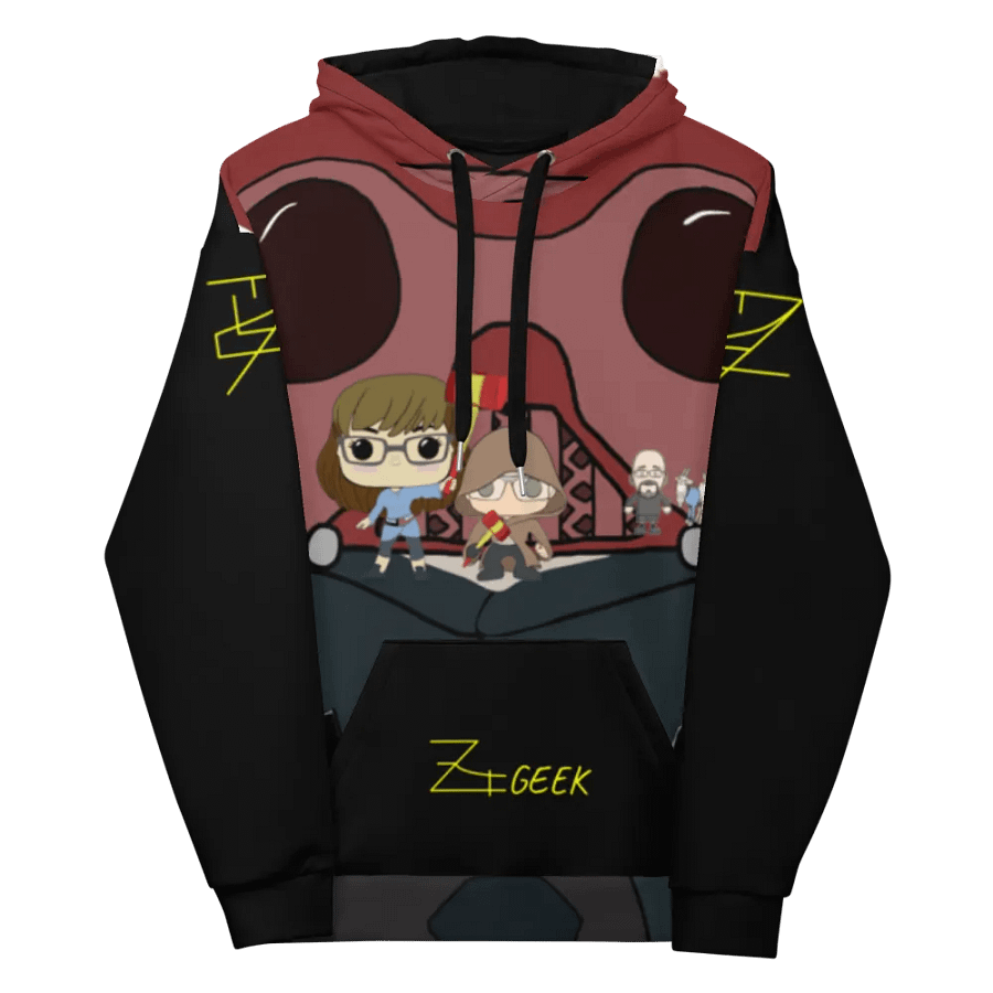 Dorn Geek Wars All Over Hoodie 2 product image (12)