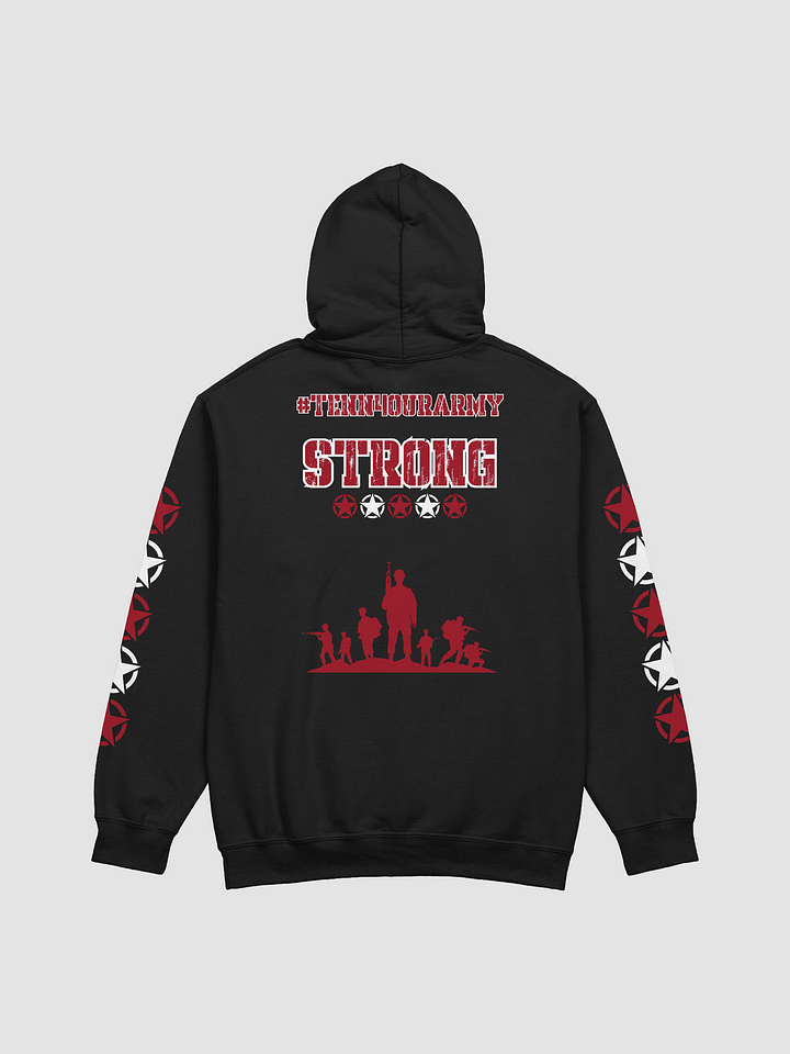 #TeNN4OURARMY Hoodie Red & White product image (5)