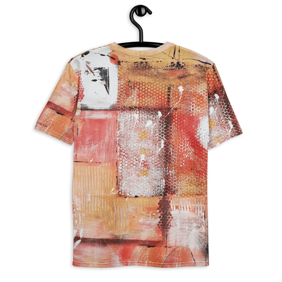 original painting mixed media, on all over print tshirt product image (8)