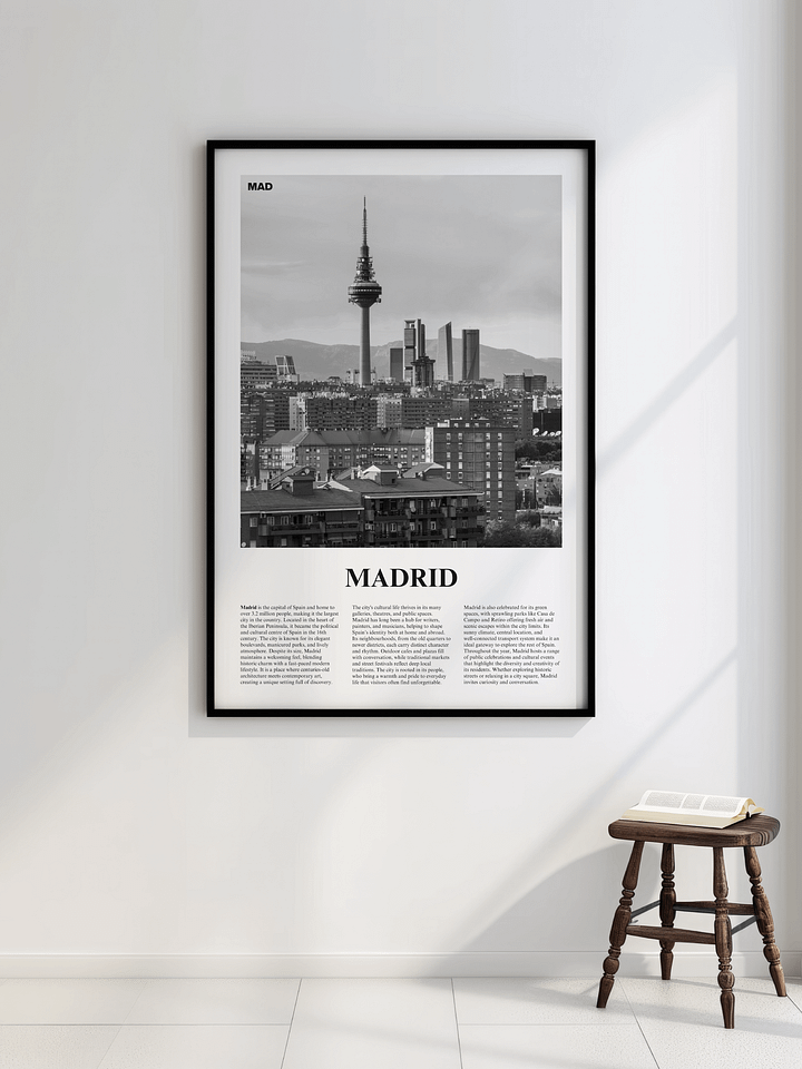 Madrid 02 Newspaper Poster product image (2)