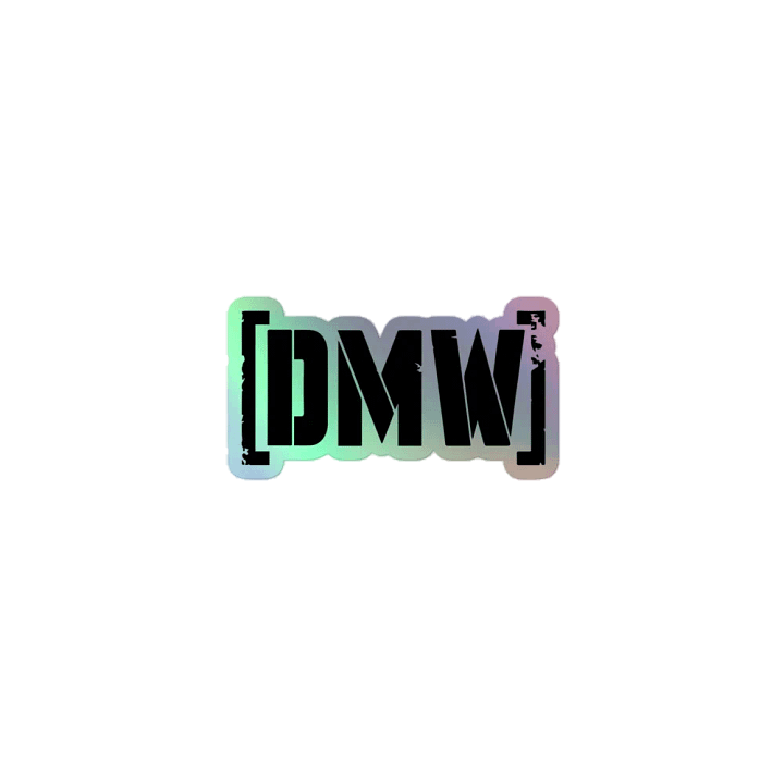 DMW Stencil Sticker product image (1)