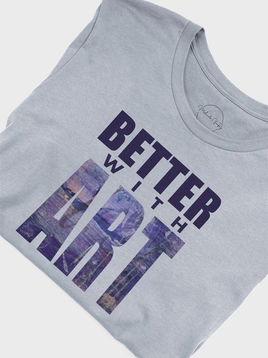 BETTER WITH ART indigo horizon tee product image (10)