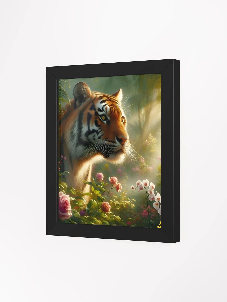 On the Hunt: A Stunning Floral Scene Framed AI-Generated Print product image (3)