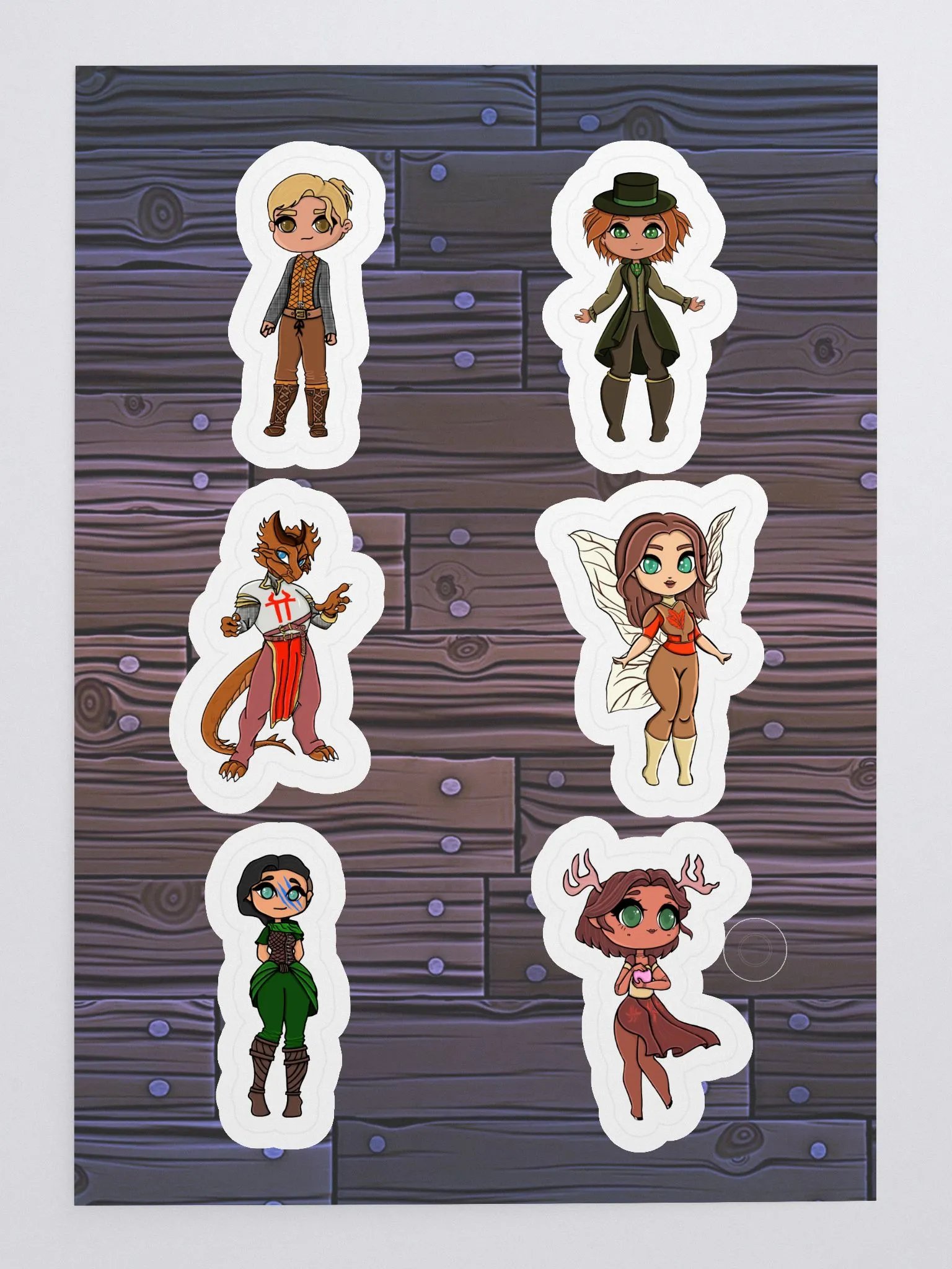 The Chibi Ones Sticker Sheet product image (3)