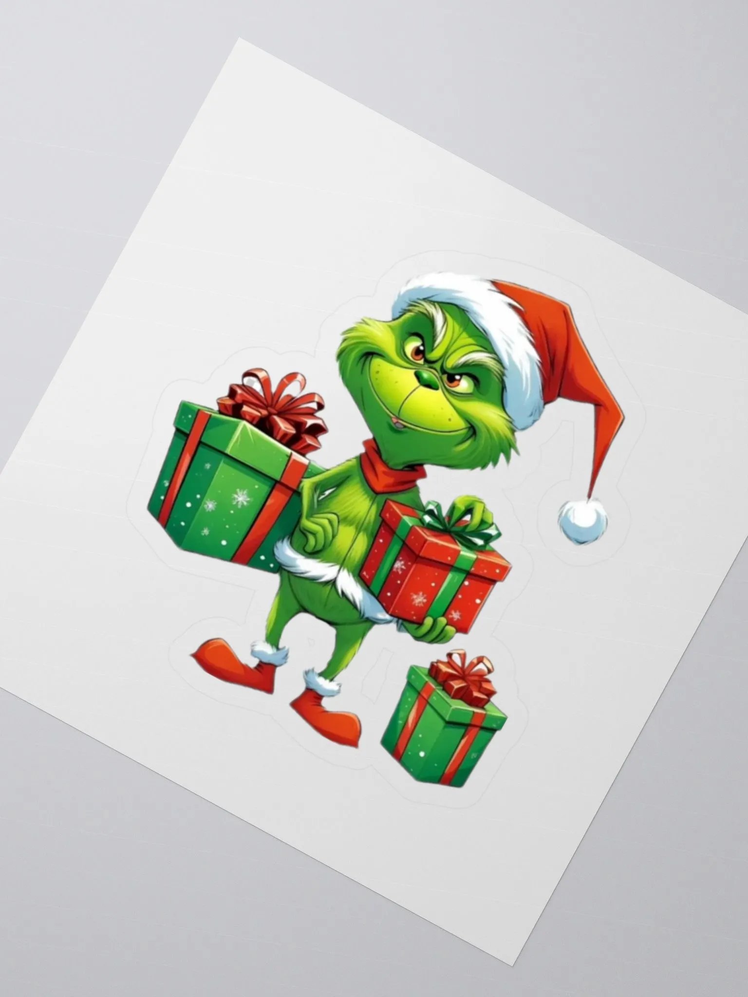 Grinch Santa Sticker Set product image (2)