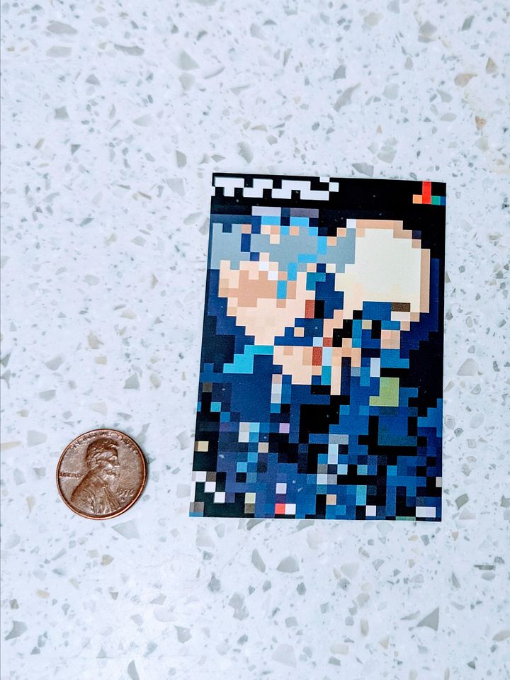 Kingdom Hearts - Low Resolution Pixel Art Sticker product image (1)