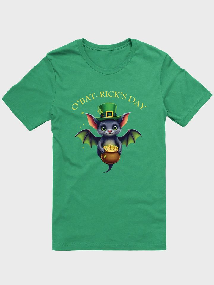 Cute St. Patrick’s Day Bat T-Shirt – O’Bat-Rick’s Day Funny Irish Design product image (4)