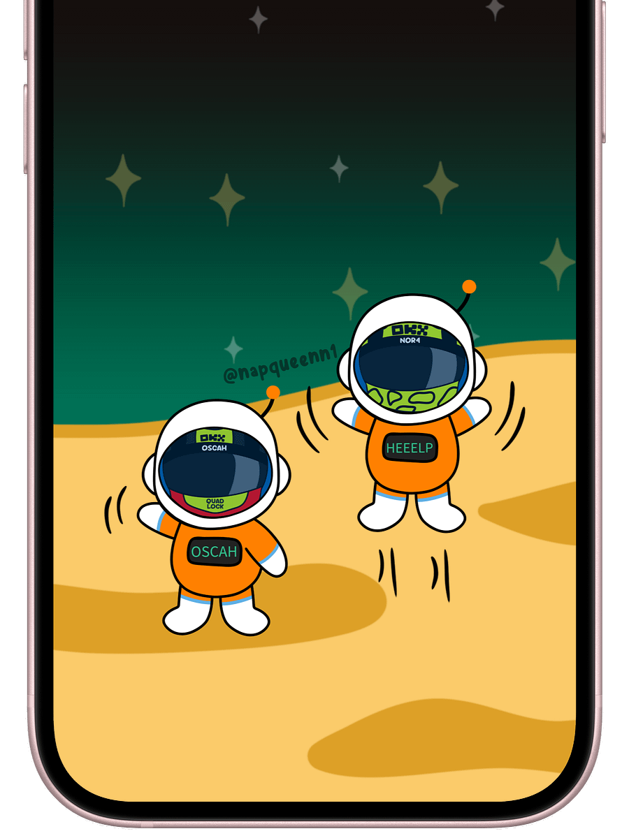 Landoscar in Space - Phone Wallpaper product image (2)